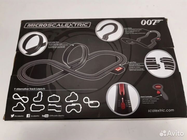 Набор гоночных трасс + 2 машинки Агент 007