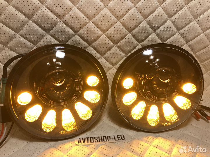 LED фары линзы на Ниву Niva