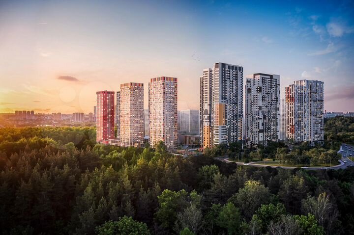 3-к. апартаменты, 63,2 м², 2/30 эт.