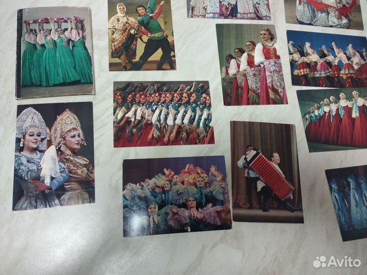 Комплект открыток ансамбль 