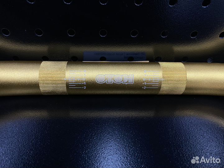 Руль 4enduro 1 1/8 (28мм) золотой