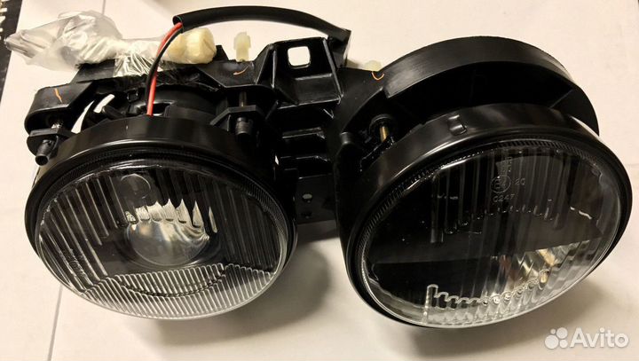 Фары BMW E34 аналог Hella Black