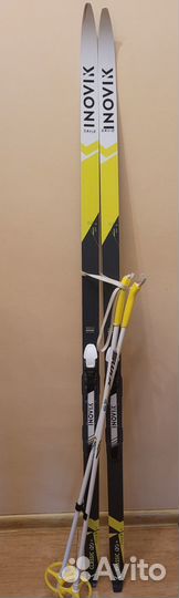 Лыжи Innovik Classik 120JR 157 см. с палками 100см