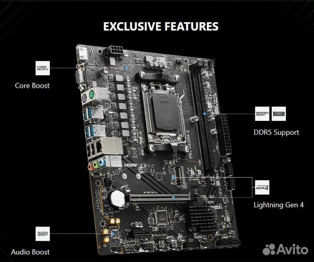 Материнская плата MSI PRO A620M-E