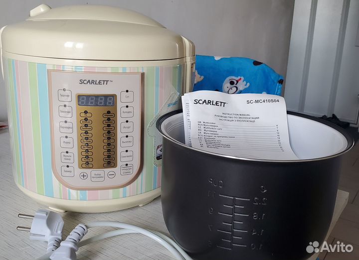 Мультиварка scarlett SC-MC410S04 2,2 литра
