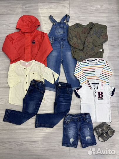 Вещи пакетом на мальчика 98-104