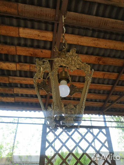 Люстра латунь ссср. Винтаж