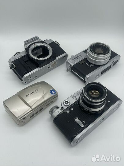 4 Пленочных фотоаппарата Olympus/Minolta