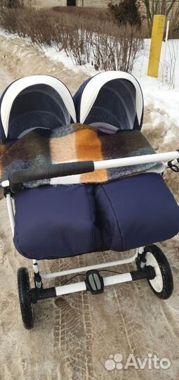 Коляска-трансформер для двойни бу