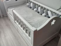 Детская кровать от 2 лет с бортиками