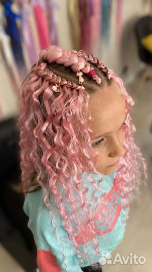 Афрокудри, афрохвост, афрокосички, афрорезинка