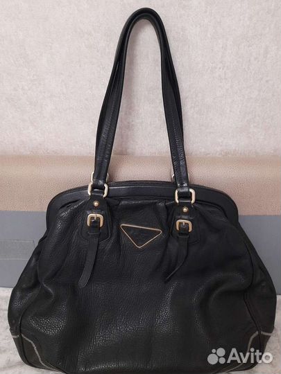Сумка женская натуральная кожа черная