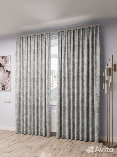 Шторы мрамор комплект новые
