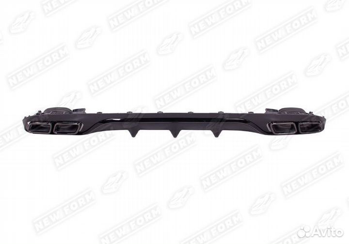 Диффузор насадки 63 Mercedes E213 без AMG пакета