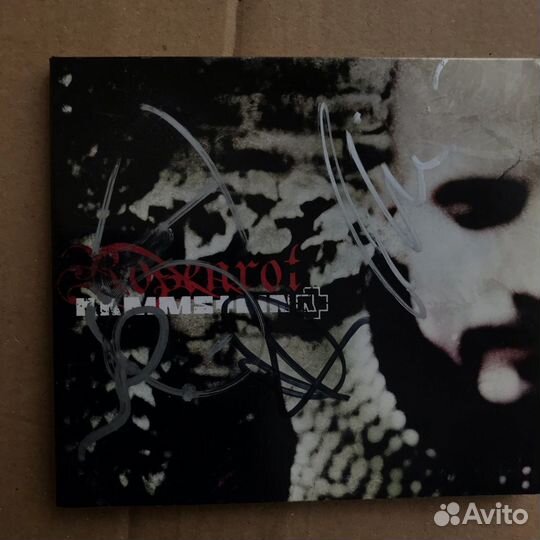 Rammstein - rosenrot макси сингл с автографами