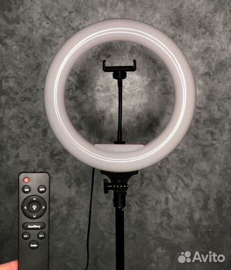 Селфи подсветка для съёмок с держателем