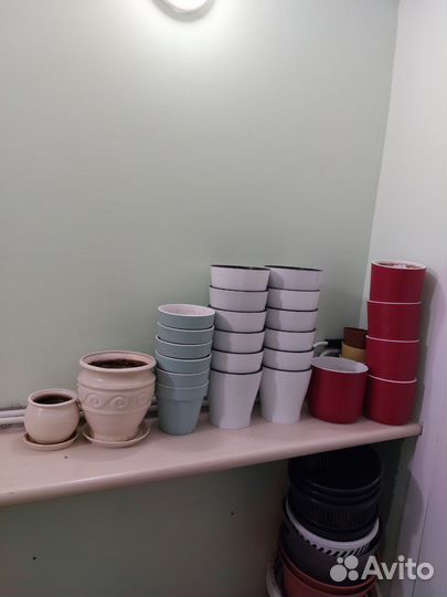 Цветочные горшки бу