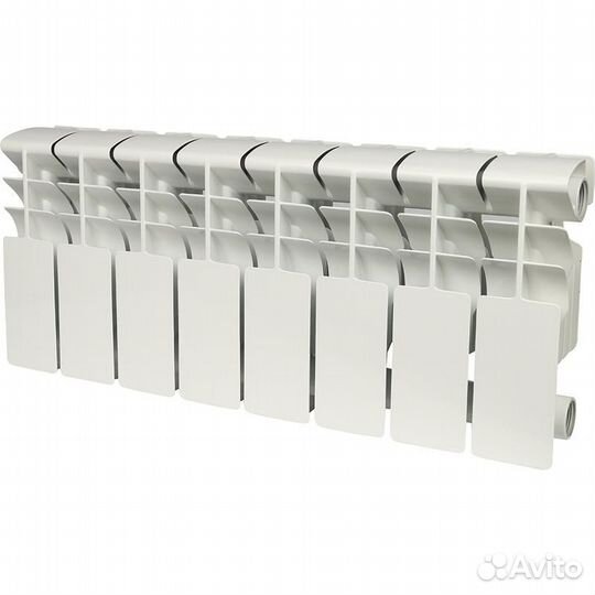 Алюминиевый радиатор Rommer Plus 200, 8 секций