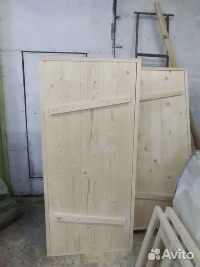 Двери деревянные банные