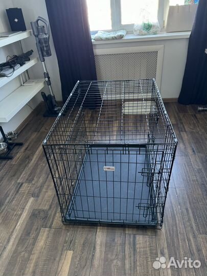 Клетка для собак LEO factory №4, 2 двери, 93x67x71