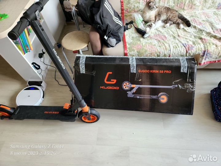 Электросамокат kugoo kirin s8 pro