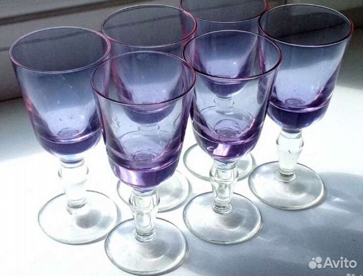 Рюмки с фужерами