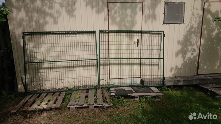 Ворота распашные бу