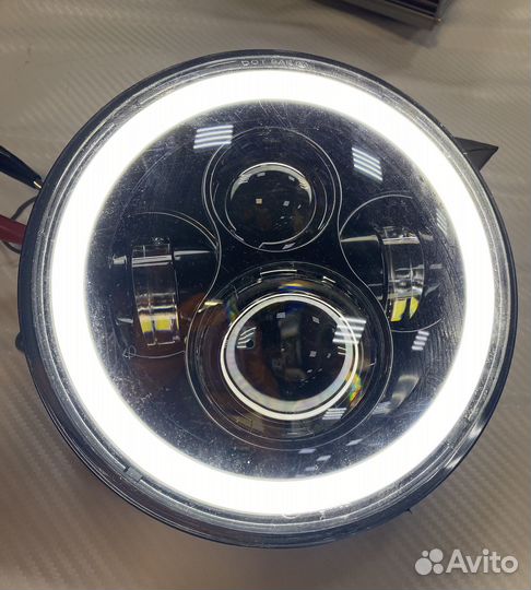 Фары LED на ниву 2121/Гольф2 7