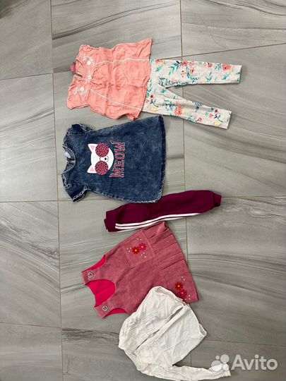 Вещи пакетом на девочку 3 года, есть фирменные