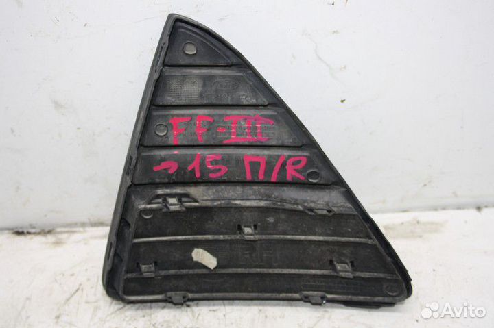 Решетка в бампер правая не под птф ford focus III
