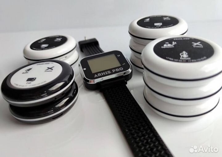 Кнопка вызова персонала, официанта, часы-пейджер