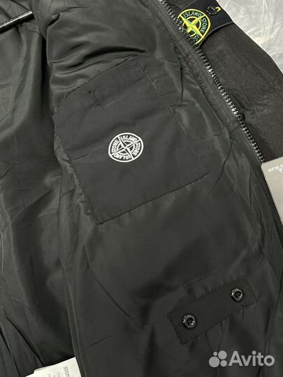 Куртка пуховик Stone Island легкая мужская