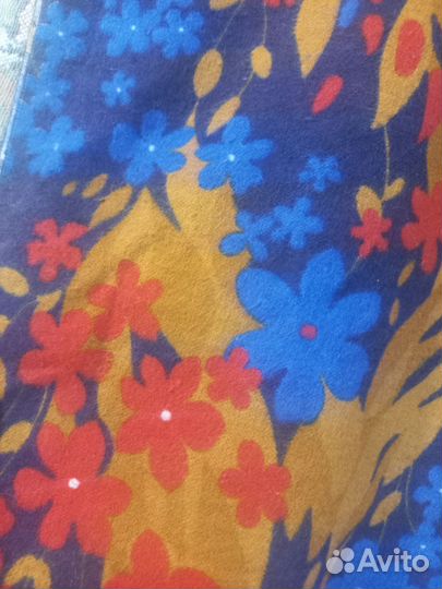 Ткань фланель СССР Красная Талка винтаж