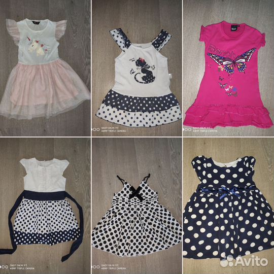 Вещи пакетом 98-110 много