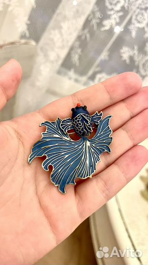 Брошь рыбка знак зодиака подарок 14 февраля