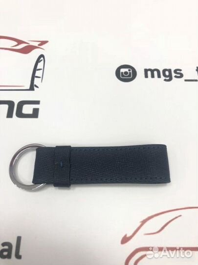 Брелок Mercedes Benz кожаный синий