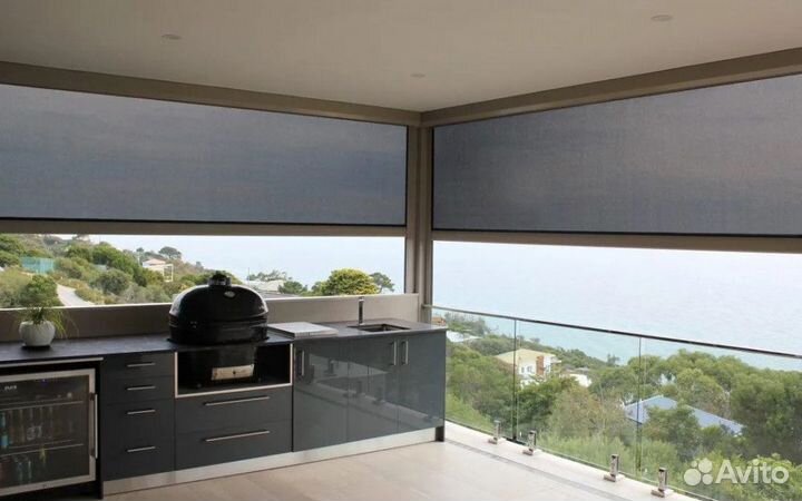 Шторы рулонные уличные