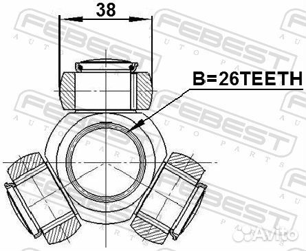 Трипод 2116FY26 Febest