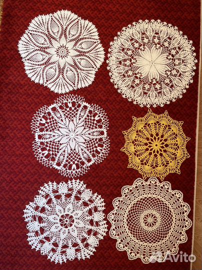 Салфетки вязаные крючком