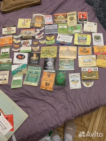 Винные этикетки СССР