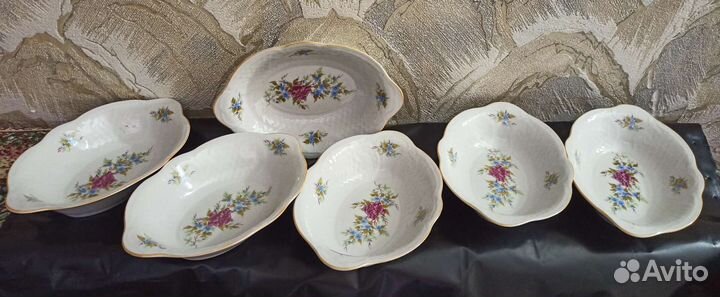 Набор салатников фарфор Коростень