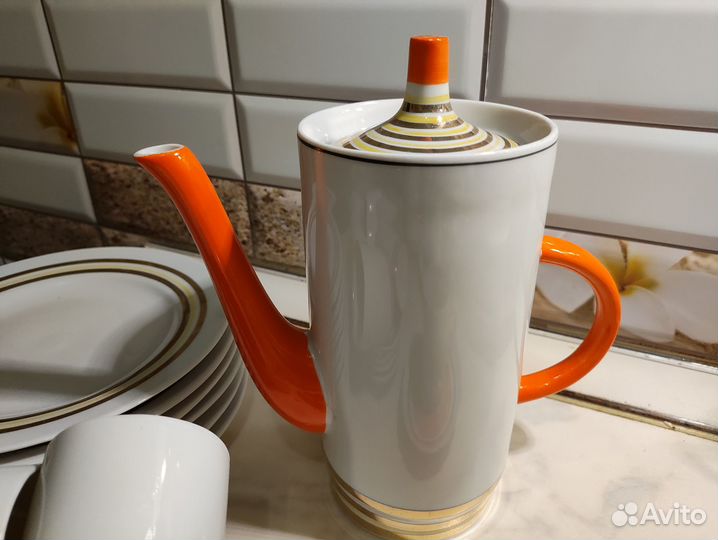 Кофейный сервиз фарфор СССР