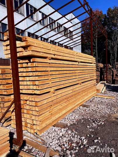 Доска обрезная 40х150х6000мм