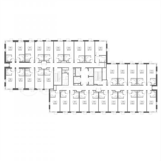 Апартаменты-студия, 22,7 м², 5/21 эт.