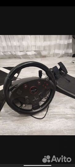 Игровой руль с педалями для пк