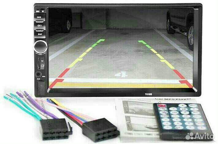 Новая 2 din Автомагнитола 2Din магнитофон + камера