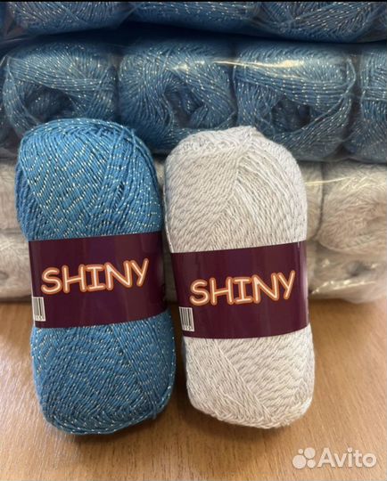 Пряжа д/ручного вязания Shiny Vita Cotton Индия