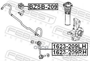 Тяга стабилизатора передн левая mercedes benz S