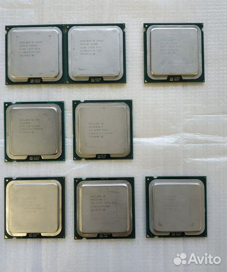 Процессоры на сокет 771/775/1366/2011 рабочие б/у
