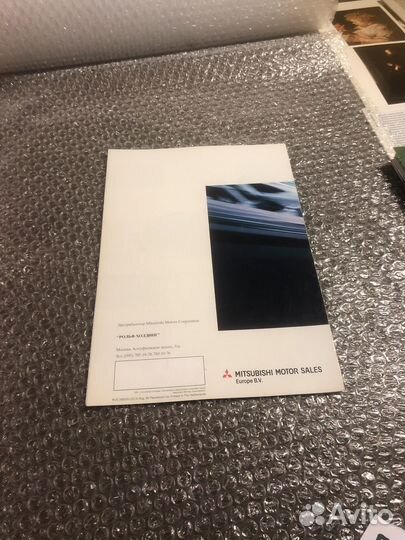 Mitsubishi Carisma буклет